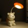 Night "Bear" LED 2W USB battery is white-yellow 22x13x7 cm Risalux