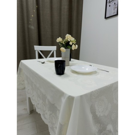 The tablespoon "Openwork" Queen Rose, 152 x 228 cm, 10 pcs in the roll, Sepia-2