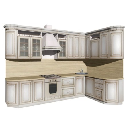 Acadity cabinet with a shelf Angelica 350x300x920 Dub milk/ash-4