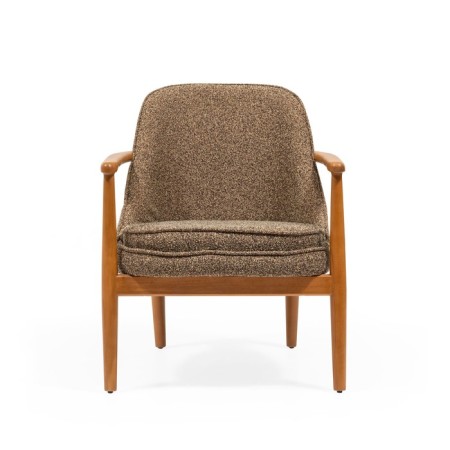 Warm Vibes living room chair, beech frame, polyester fabric, olive khaki color-3