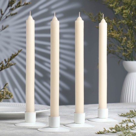 Set of executive candles, 1.9x24.5 cm, 9 hours, 65 g, 4 pieces