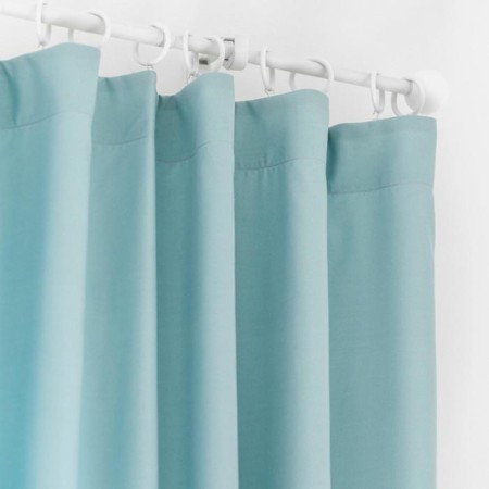 Set of curtains "Dixie", size 2x145x270 cm, blue color-2