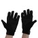 Motorcycle gloves with protective inserts, size m, black