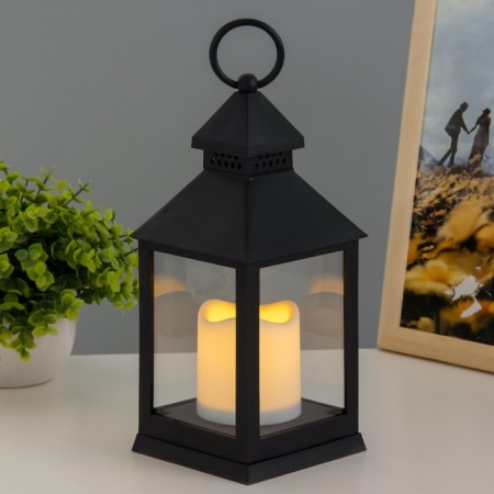 Nightlight "light" LED 3W 4000k 3X AAA Black 10.5x10.5x24cm Risalux