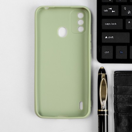 Red Line Ultimate case for ITEL A48, silicone, olive-1