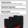 Спортивные перчатки ONLYTOP модель 9000, р. L