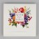 Square “Flowers” ​​chocolate box, 10.2 x 10.2 x 1.4 cm