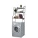 Stella on the washing machine Supra CS-B6804, 156x68x26 cm, color gray color