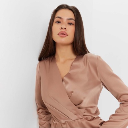 Women's dress Mist, size 46, beige color-4