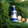 Souvenir on the tree "Snow Maiden", 9 cm, gzhel