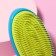 Massage comb, 6.5 × 12 cm, PVC box, multi -colored