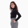 Jumper female, black color, size 48