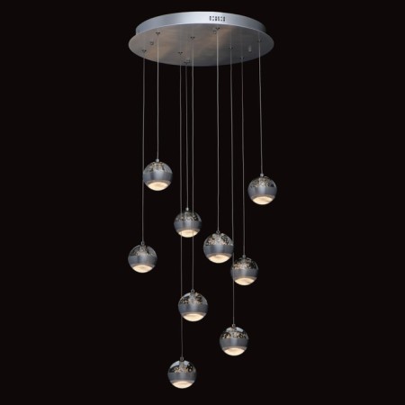 Chandelier "Capelia", size 50x295x50 cm, 54W 9xled IP 20-1