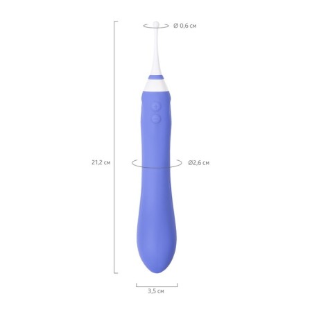 Lovence Hyphy vibrator with clitoral stimulant, silicone, purple, 21.6 cm-3