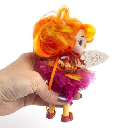 The hinge doll “Fairy in a ball dress. Alenka ", 13 cm-9