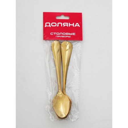 A set of spoons of tea shares "Gold", length 13.5 cm, 6 pcs-5