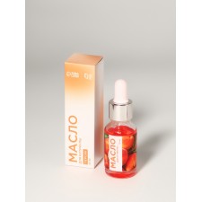 Oil for cuticle and nails, with a pipette, 15 ml, with a peach aroma