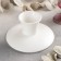 Ceramic dish for the gravity cake, 16.5 × 8.5 cm, beige color