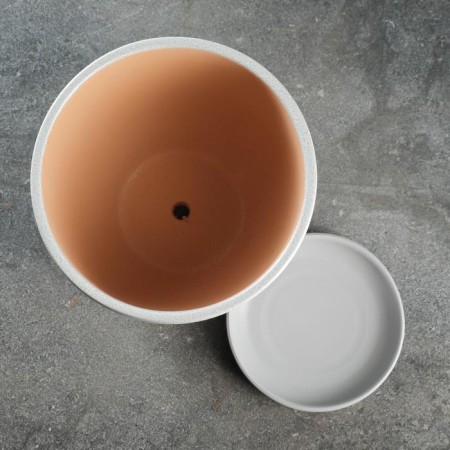 Flower Pot "Antik" gray, 2.5l-2