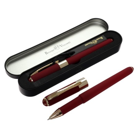 Ballic handle, 0.5 mm, Bruno visconti monaco, blue rod, burgundy case, in a metal case