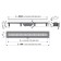 Alcadrain EKO AG100401550 drainage groove, with thresholds for perforated lattice, 550 mm 1026