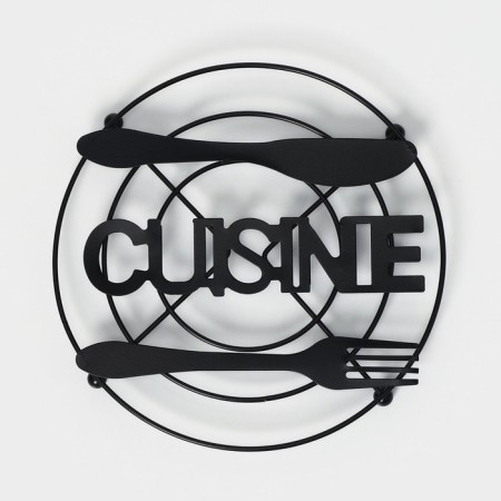 Cuisine+, 18 × 17.9 × 1.2 cm, black color, black-2