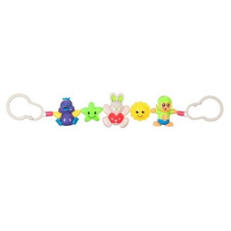 Stretching to a stroller/crib “chicken, bunny, monkey”, 3 toys, mix color, crush me-2