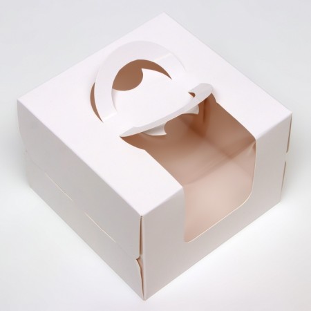 Bearbox under the Bento-Port with a window, white, 13.5 x 13.5 x 10 cm-1