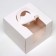 Bearbox under the Bento-Port with a window, white, 13.5 x 13.5 x 10 cm