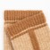 Women's socks with a camel fluff, beige color/red trace, size 35-37