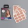 Facial tape, set, 6 sheets, beige color