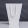 Flower packet 18 × 14 × 35 x 28 cm, white