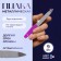 Metal file for nails, 9 cm, color mix