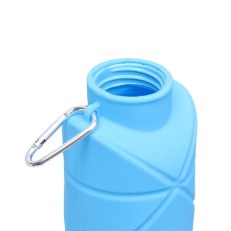 A bottle of water is folding, 700 ml, 22 x 6.5 cm, silicone-4