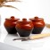 Set "Vyatka Ceramics Trio" 0.5lx3pcs + grasp, tinted