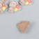 Decor for creativity velvet spraying "Bear with a bouquet" 0.6x1.8x2 cm