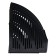 Capital, vertical, line, 5 departments, black