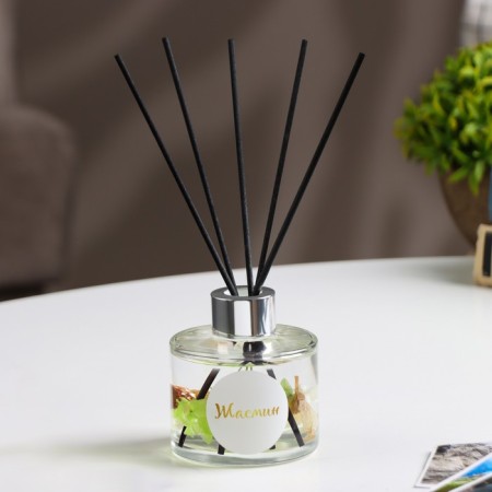 Aromatic diffuser with the interior filler, 120 ml, jasmine, "wealth of aroma"-1