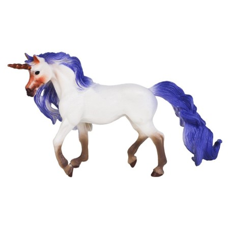 Figure "White Unicorn with a blue mane"