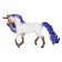 Figure "White Unicorn with a blue mane"