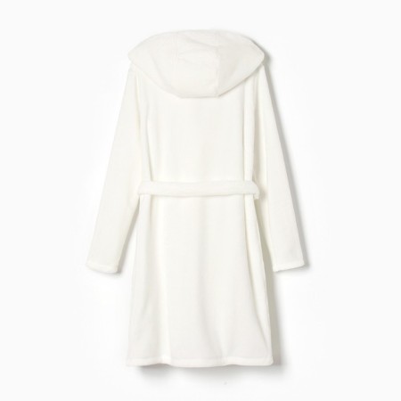 Women's robe, white color, size 44 (s)-8