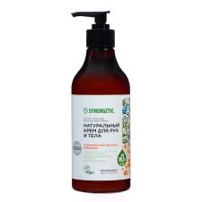 Hand and body cream natural Synergetic karamel apple and vanilla, 380 ml