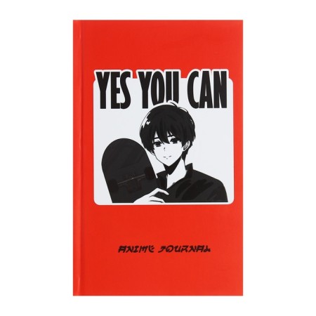 Notebook A5, 80 ANime sheets, hard cover, matte lamination, selective UV-lame, block 65g/m2