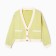 Cardigan female, pistachio color green, size One size (42-46)