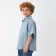 Board for the boy KAFTAN LINEN, p. 36 (134-140), blue