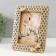Photo frame Polystone 10x15 cm "Bee and honeycomb" cappuccino with gold 15x2.2x20 cm