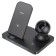 Wireless charger Hoco CW33 3-B-1, 15 W, Type-C, 2 A, black