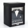 Gift folding box with 3D effect, packaging, “real man”, 18 x 14 x 23 cm