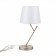 Evoluce bedside lamp. Sle300104-01. Denice. 1x40 W, E14, 22x22x44 cm, Nickel color