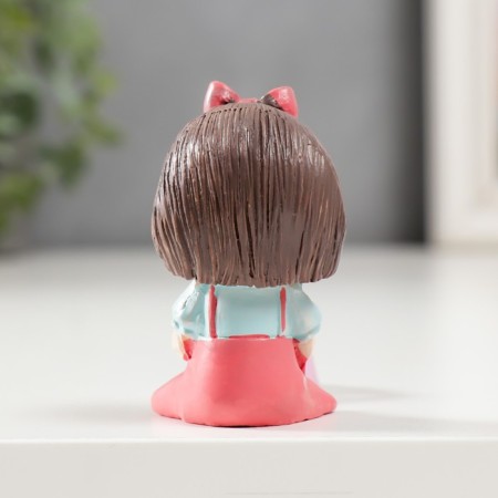 Souvenir Polystone "Baby/Baby with a Flower" Long legs mix 10.5x3x3.5 cm-4